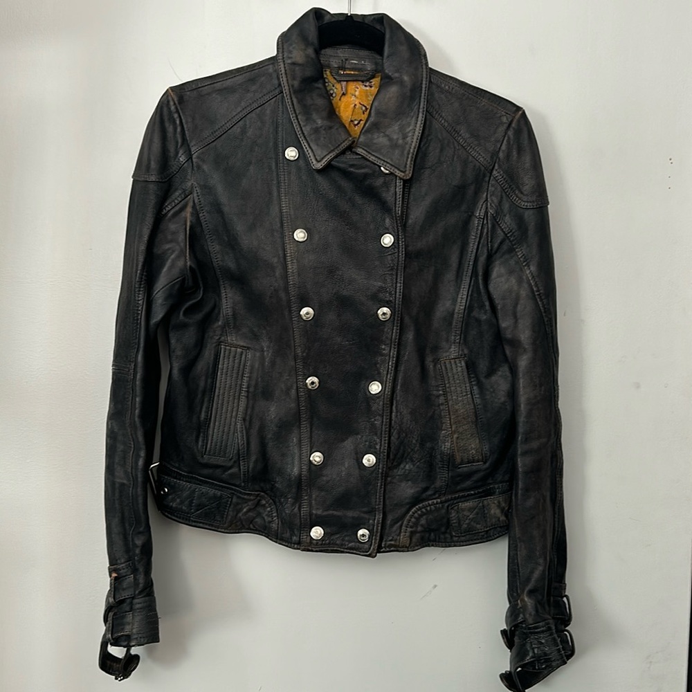 Free People Leather Jacket